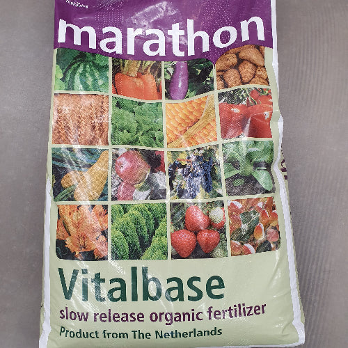 Pose med Marathon Vitalbase gødning