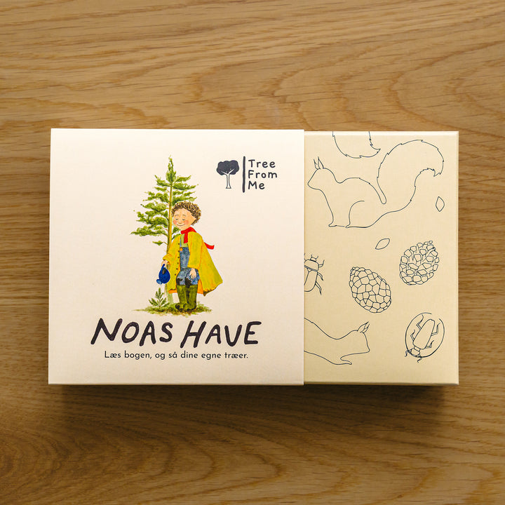 Noas Have æske - lukket æske med sleeve trukket halv af