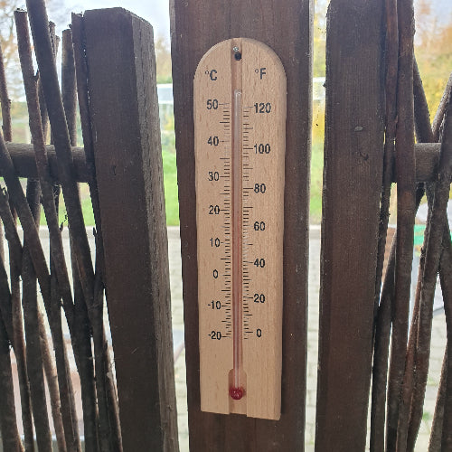 Termometer i træ - Frøsnapperen.dk