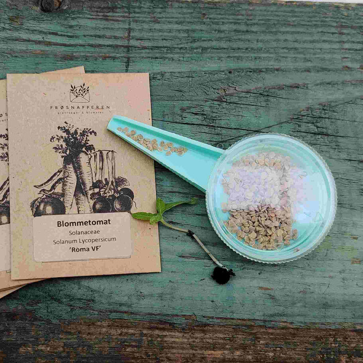 Frøspreder til såning - Frøsnapperen.dk